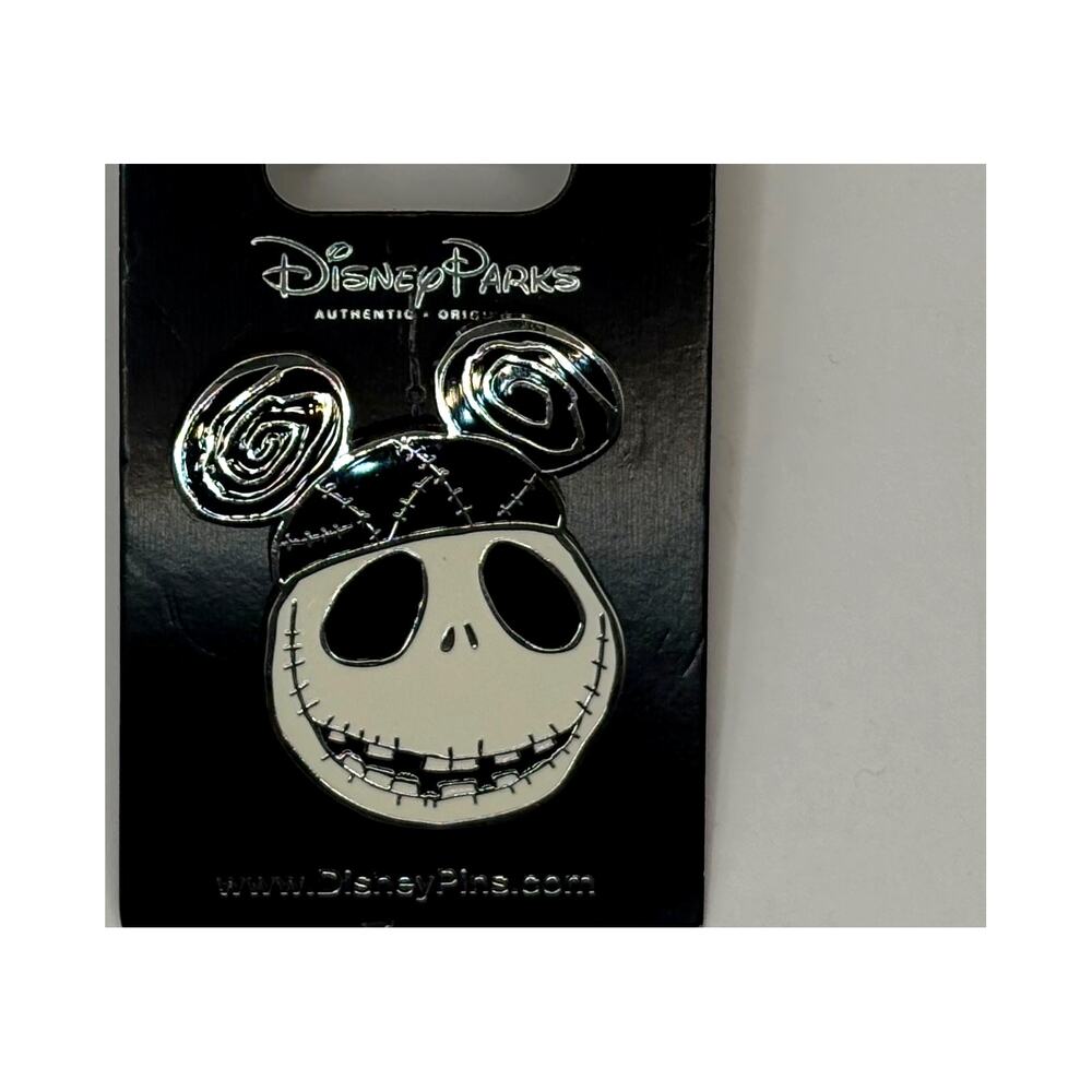 Disney Parks Jack Skellington Mickey Ears Pin Nightmare Before Christmas 2016NWT